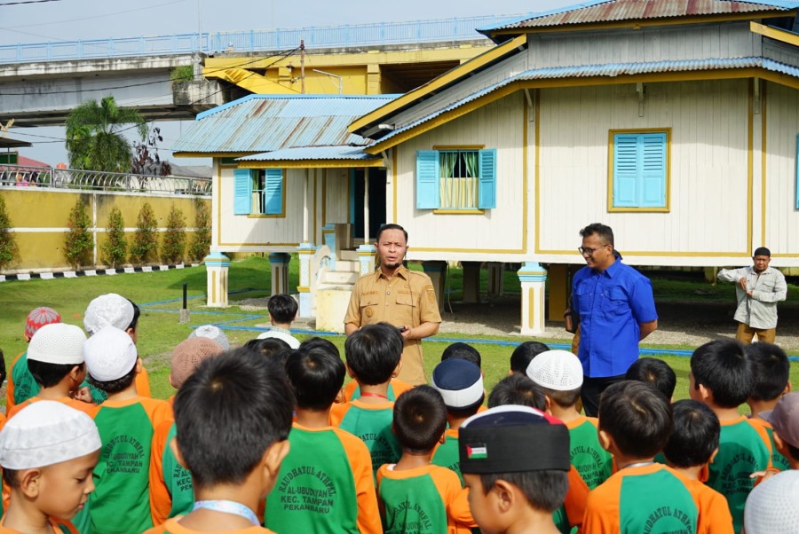 Kenalkan dan Lestarikan Budaya Melayu, Wako Agung Ajak Para Bocil Kunjungi Rumah Singgah Tuan Kadi
