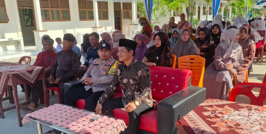 Polsek Rupat Sosialisasi Ketahanan Pangan di Acara Perpisahan Sekolah