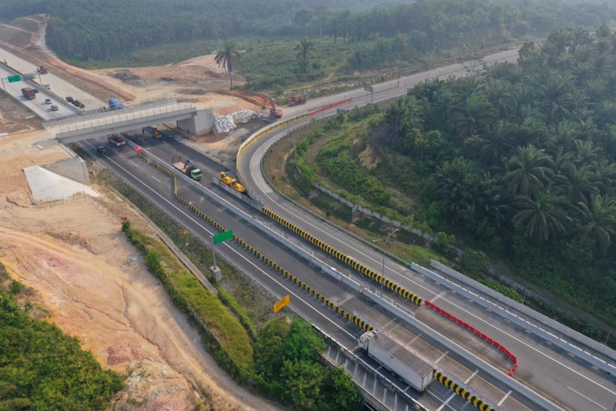 Akses Masuk Tol Pekanbaru-Dumai Berubah, Pengguna Jalan Diminta Sesuaikan Rute
