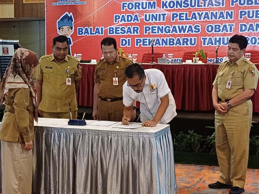 BB POM Pekanbaru Tampung Saran dan Kritikan Masyarakat Lewat Forum Komunikasi Publik