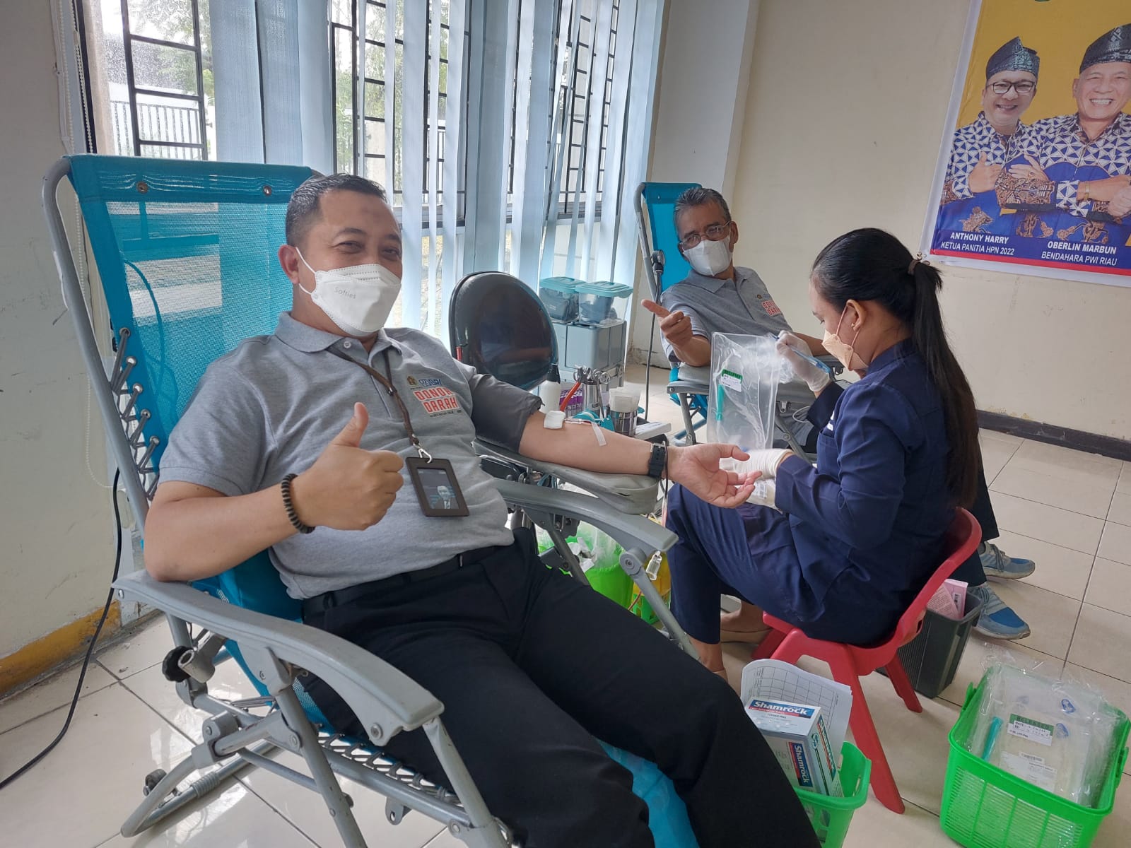 146 Kantong Darah Terkumpul dalam Donor Darah PWI Riau