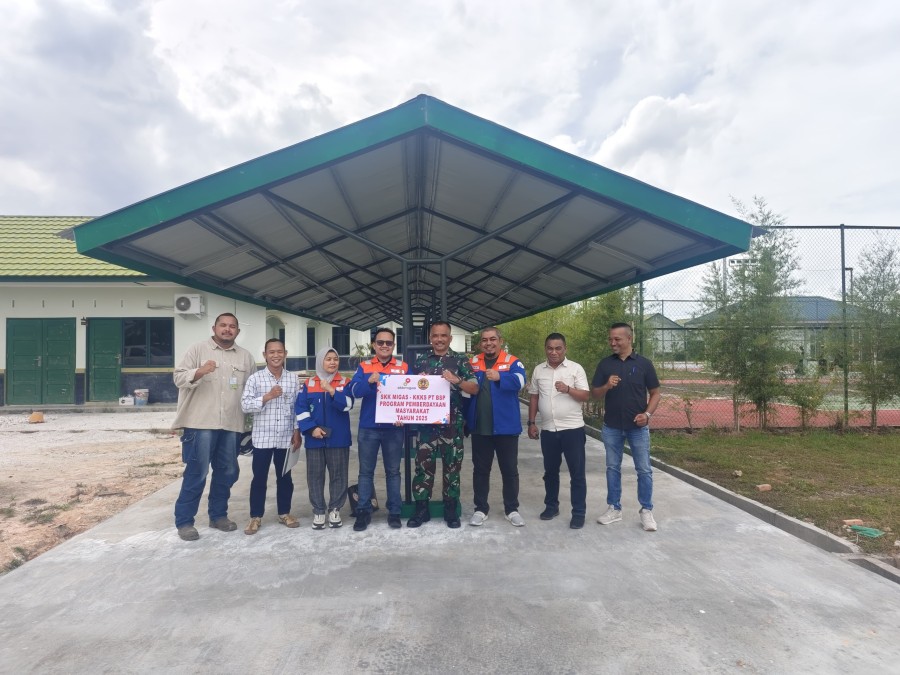 PT BSP Bangun Parkir Makodim 0322 Siak Lewat Program PPM 2025