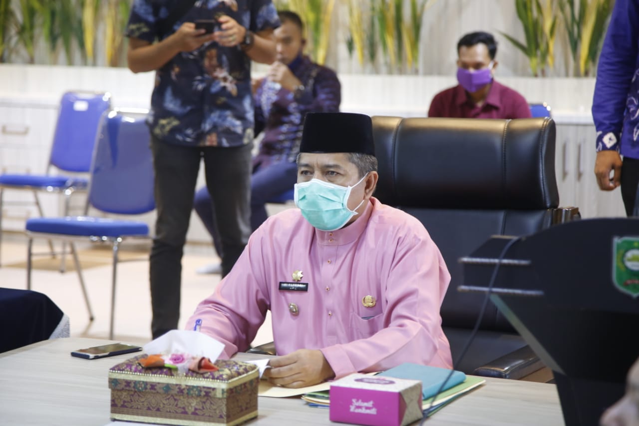 Siak Menuju New Normal, Bupati Alfedri : Masyarakat Harus Disiplin Jalankan Protokol Kesehatan