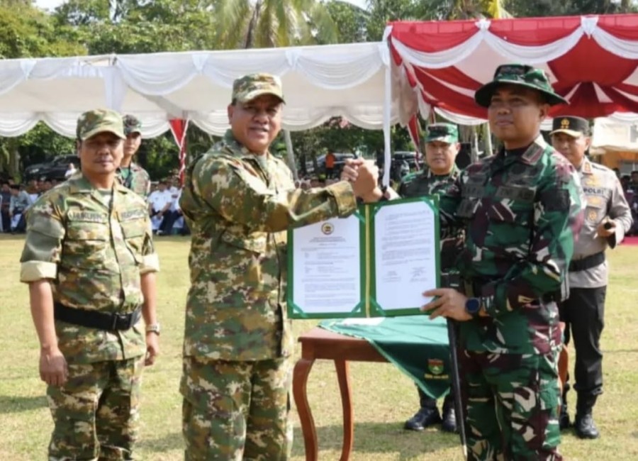 Bupati Kuansing Hadiri Penutupan TMMD ke-127 di Kuantan Hilir Seberang