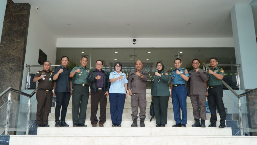 Wakajati Riau Terima Silaturahmi Oditur Jenderal TNI