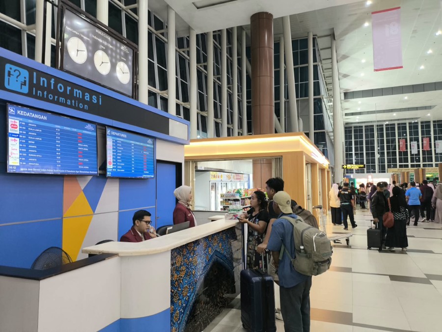 Asap Mulai Ganggu Aktifitas di SSK II Pekanbaru, Jarak Pandang 4.000 Meter