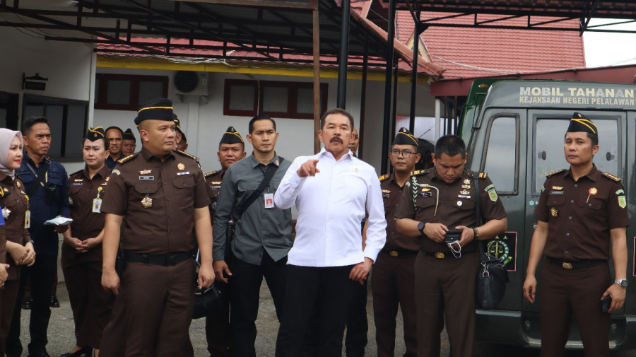 Tinjau Sarana dan Prasarana, Jaksa Agung Burhanuddin Kunker ke Kejari Pelalawan