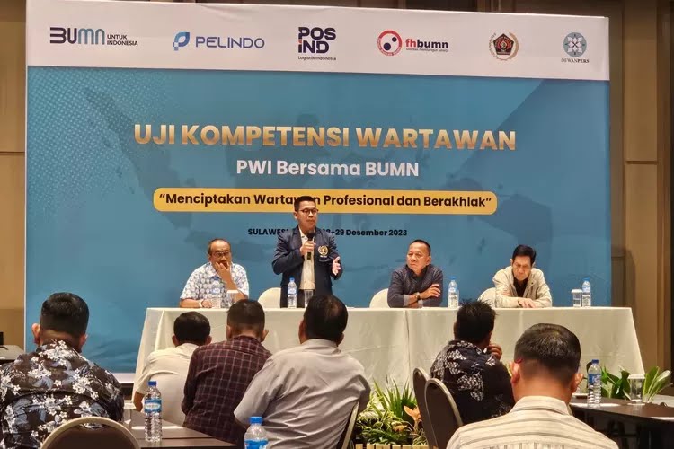 UKW PWI-Kementerian BUMN di Sulut Didukung PT Pelindo dan Pos Indonesia