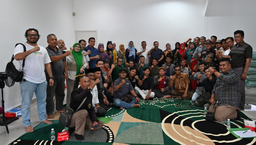 Relawan Siap Menangkan Pasangan Abdul Wahid - SF Hariyanto di Pilgubri