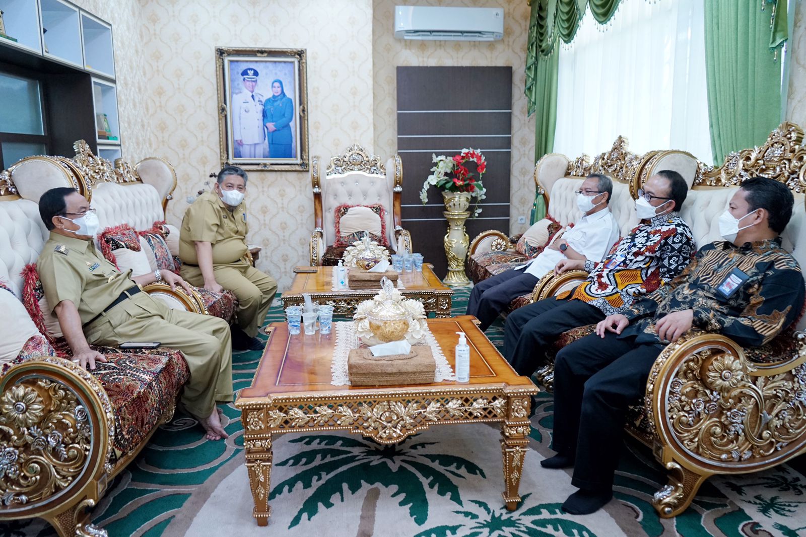 Bupati Inhil Silaturahmi dengan BPKP Riau