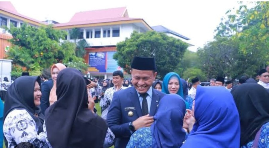 Pimpin Upacara Hardiknas, Begini Harapan Wako Pekanbaru