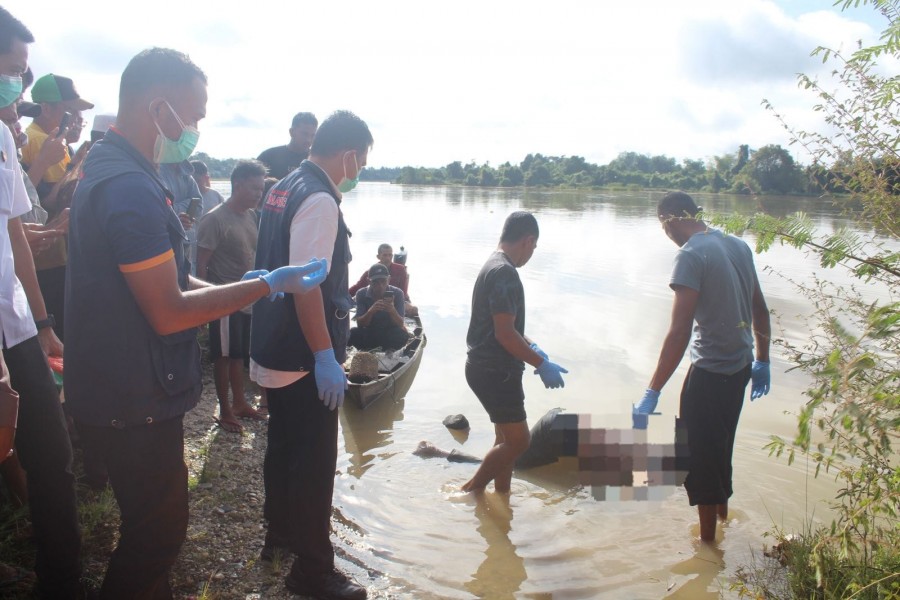 Identitas Mayat Pria yang Ditemukan di Sungai Kampar Masih Misteri