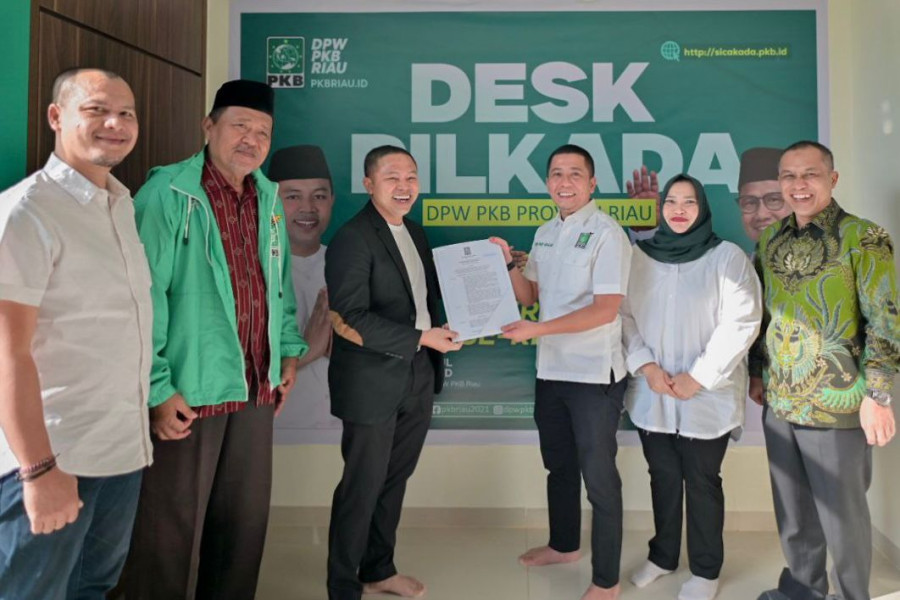 Terima SK dari PKB, Kasmarni-Bagus Kembali Berlayar Bersama di Pilkada Bengkalis