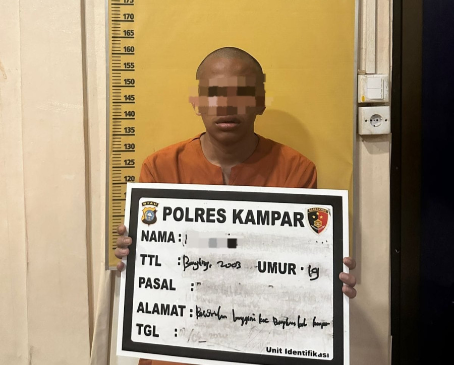 Polisi Tangkap Begal Payudara Anak di Bawah Umur di Bangkinang