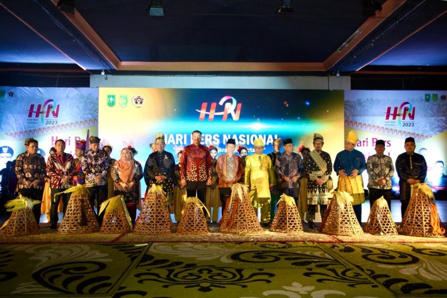 Puncak HPN di Inhil, PWI se-Riau Deklarasikan Anti Hoaks Songsong Pemilu 2024