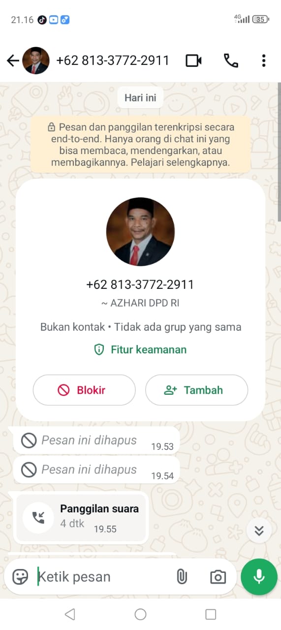 Penipu Catut Nama 'Senator Azhari Cage' Incar Mangsa di Aceh