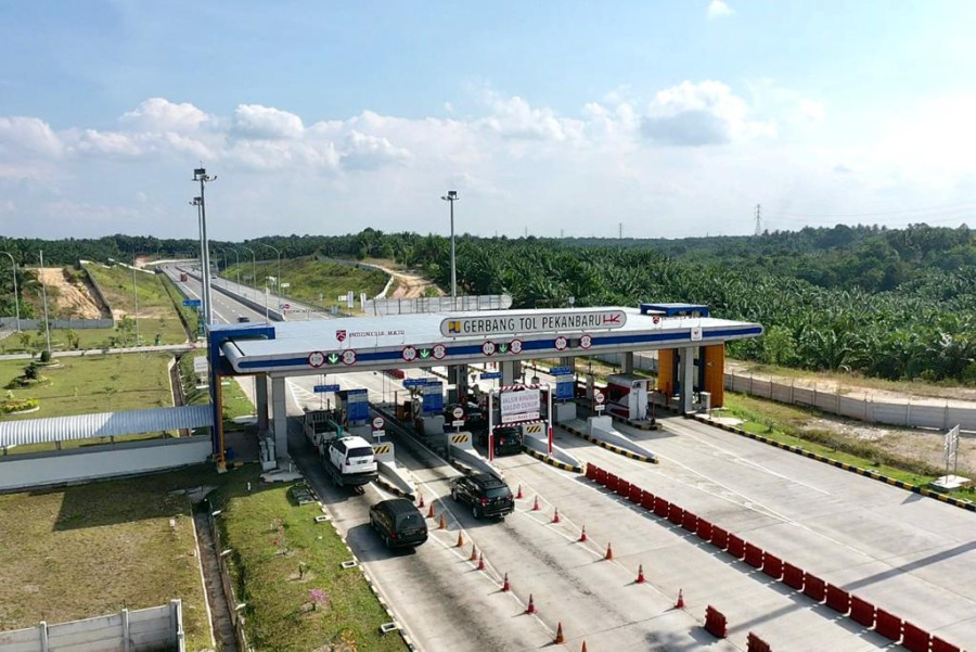 Tol Pekanbaru-Dumai Trafik Tertinggi Kendaraan Dibanding Ruas JTTS