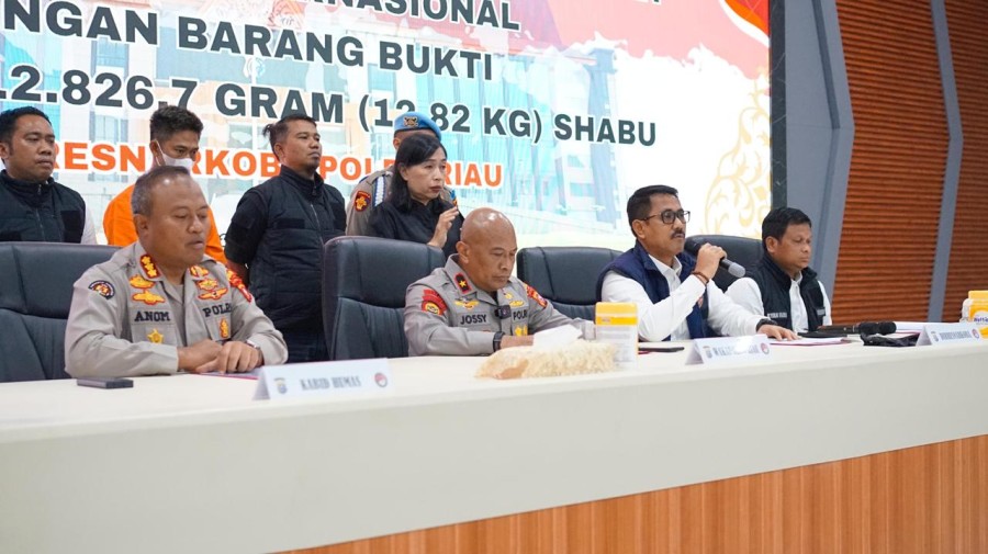 Polda Riau Gagalkan Peredaran 12,82 Kg Sabu, Seorang Tersangka Ditangkap