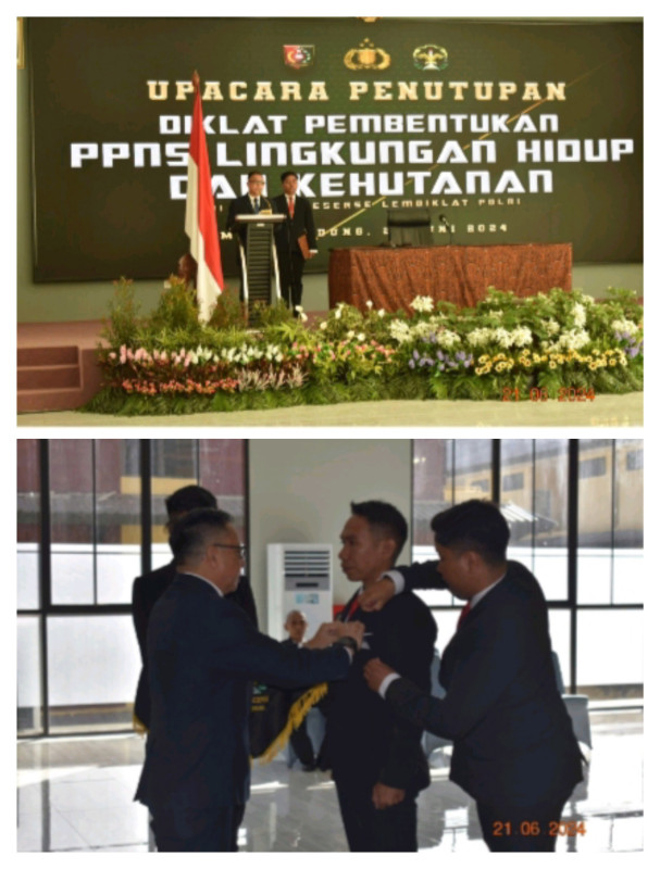 30 Penyidik Baru Perkuat Penegakan Hukum Tindak Pidana LHK