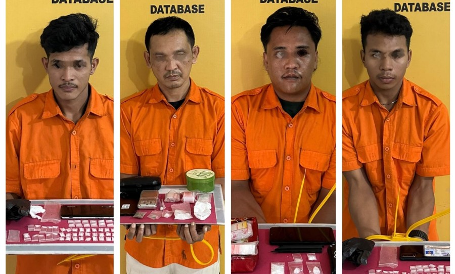 Dua Oknum PNS dan Satpam Dibekuk dalam Pengungkapan Narkoba di Inhu
