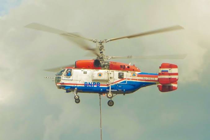 Antisipasi Karhutla, Pemprov Riau Terima Bantuan Helikopter dari BNPB