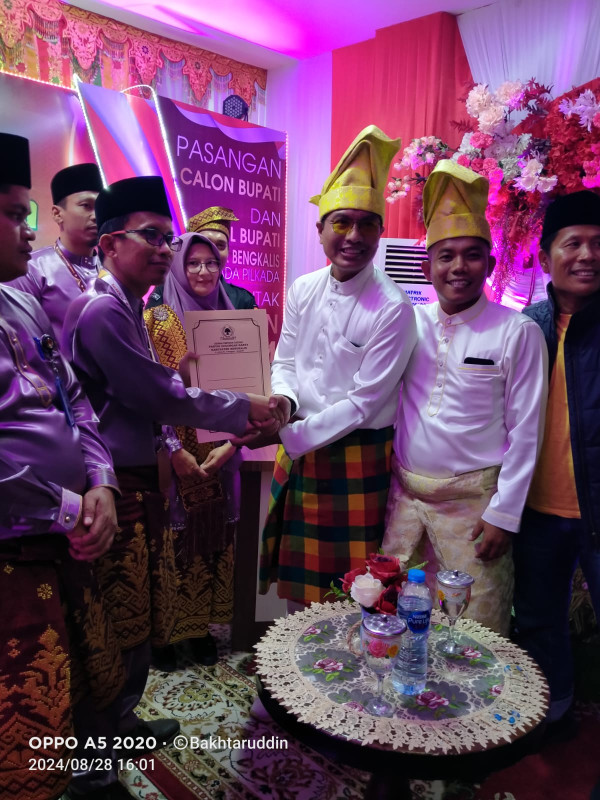 Modal Suara 9 Persen, Golkar Daftarkan Syahrial-Andika Sakai ke KPU Bengkalis
