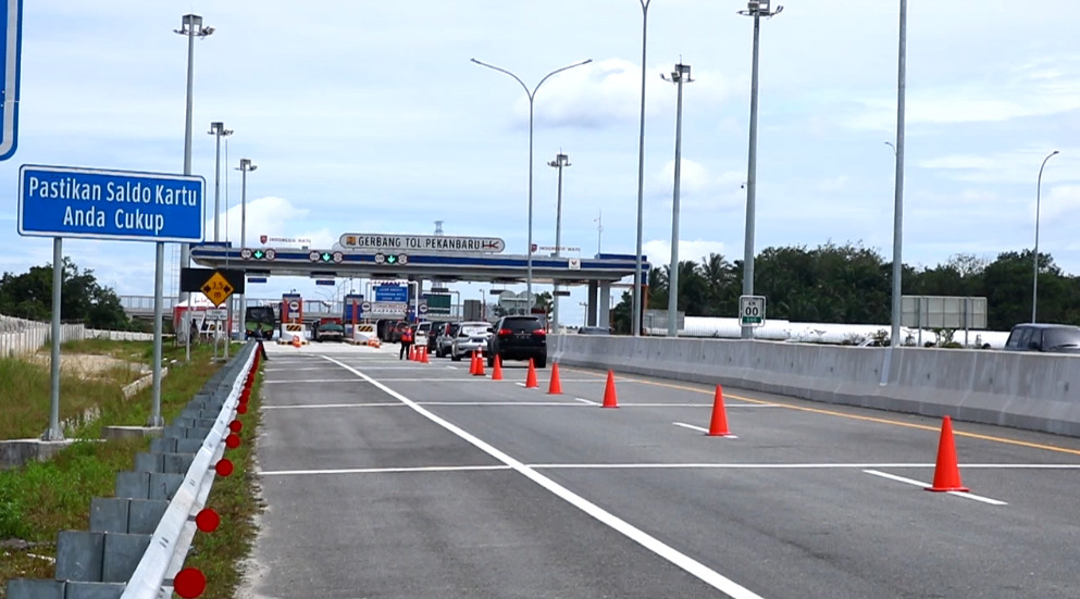 Batal 2 November, Tol Pekanbaru-Dumai Tetap Gratis hingga 10 November