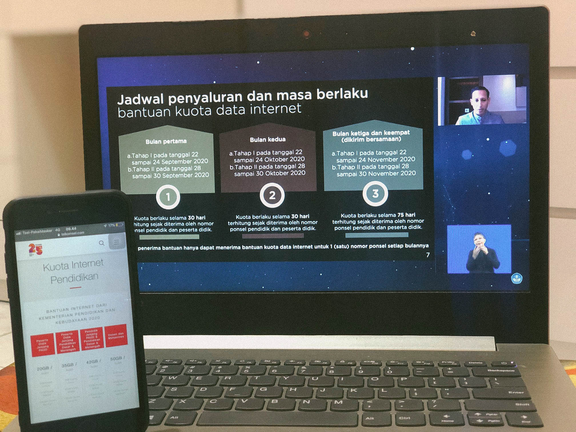 Telkomsel Dukung Program Bantuan Kuota Data Internet dari Kemendikbud RI 