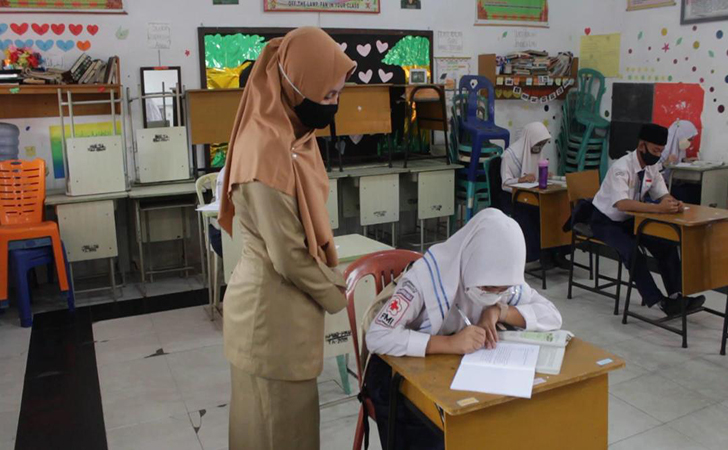 Diklaim Lancar, 123 Sekolah di Pekanbaru Jalani Pembelajaran Tatap Muka