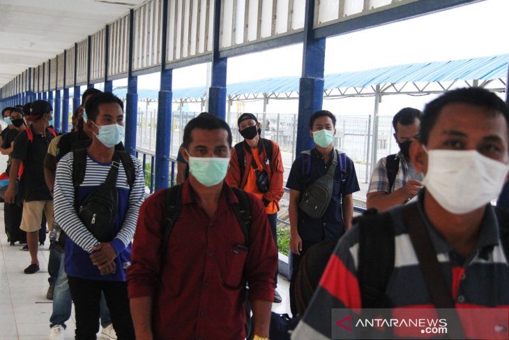 4.444 TKI dari Malaysia Masuk Indonesia Lewat Riau