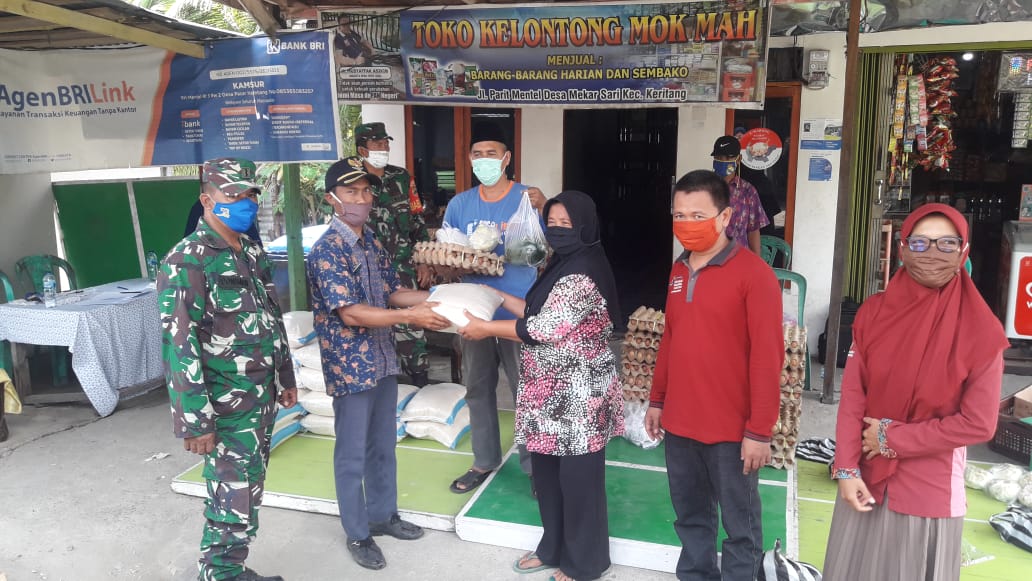 133 KPM Desa Kembang Mekar Sari Terima Bantuan Non Tunai PKH
