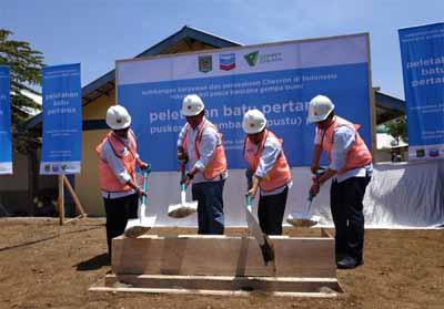 Chevron Bangun Fasilitas Kesehatan di Lombok