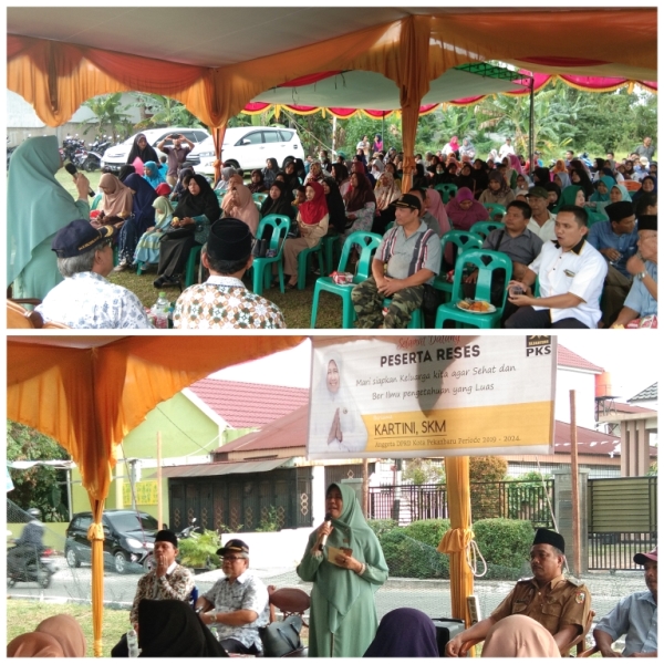 Reses Perdana, Kartini Sambangi Warga RW 05 Kelurahan Tangkerang Tengah