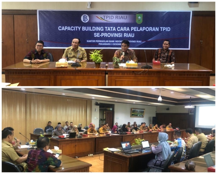 Dorong Peningkatan Kualitas Kinerja, TPID se-Riau Hadiri Capacity Building
