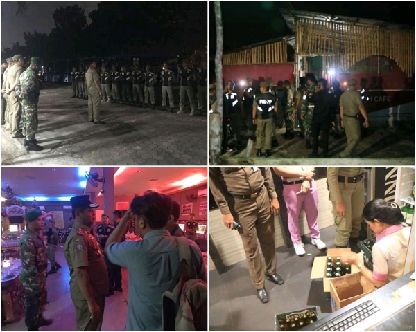 Setelah Queen Club, Giliran Gelper dan Koro-Koro Dirazia Satpol PP Pekanbaru