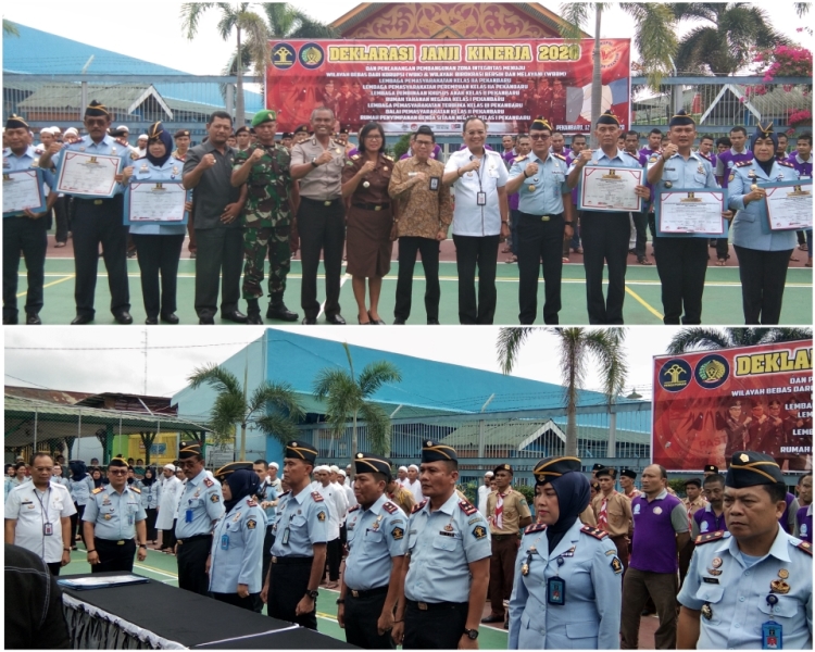 Sukses WBK, Lapas Kelas II A Pekanbaru Canangkan Zona Integritas WBBM
