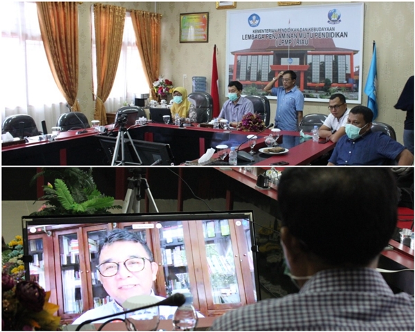 LPMP Riau Ikut Video Conference, Dirjen PAUD Dikdasmen Kemendikbud Bahas 5 Hal Penting