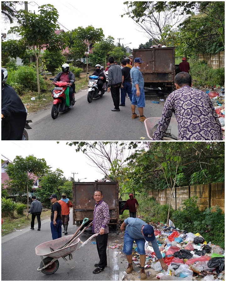 Resahkan Warga, Komisi I Gelar Aksi Bersih-bersih Tumpukan Sampah