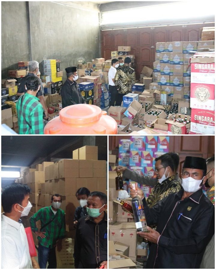 Sidak ke Gudang,  Komisi II Temukan Ribuan Botol Miras Kadaluarsa