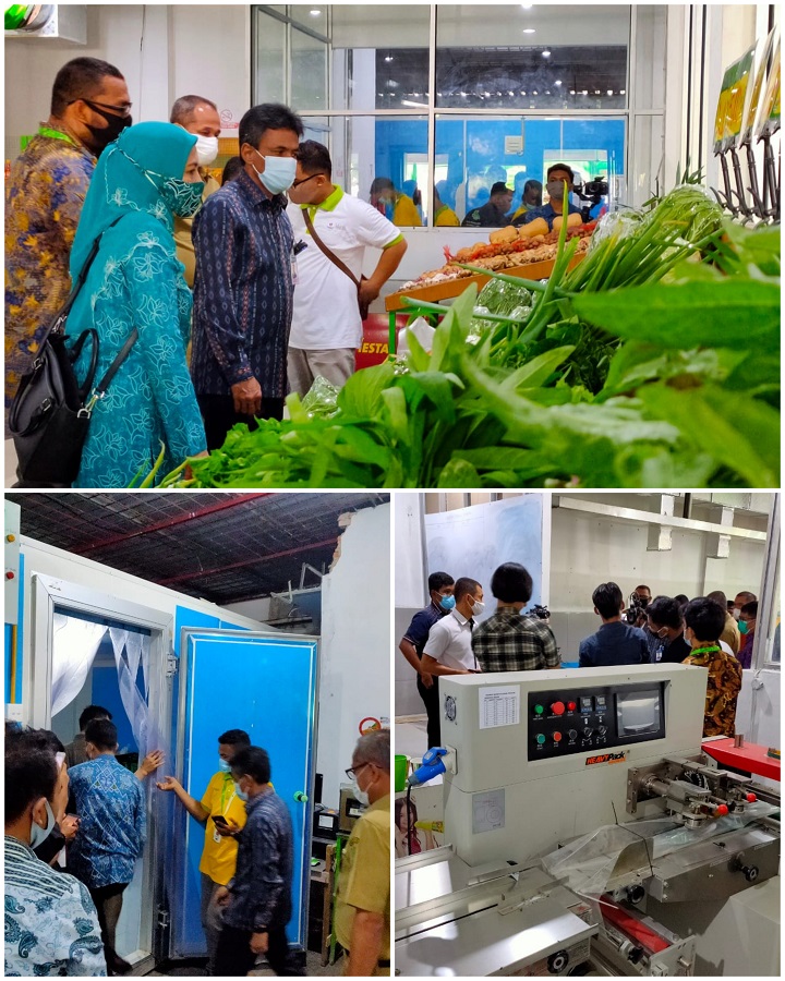 Jaga Stabilitas Harga, BI Riau Serahkan Bantuan Chiller Room dan Mesin Packing Sayur
