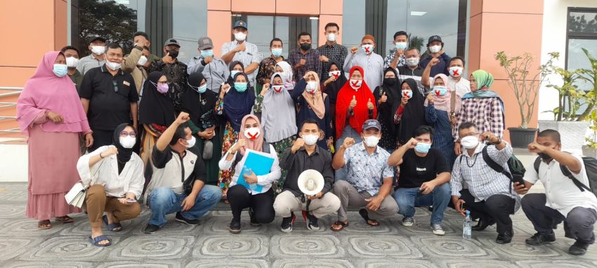 Kasatreskrim Polres Kampar Tak Hadir, Sidang Perdana Praperadilan Ketua Kopsa-M Ditunda