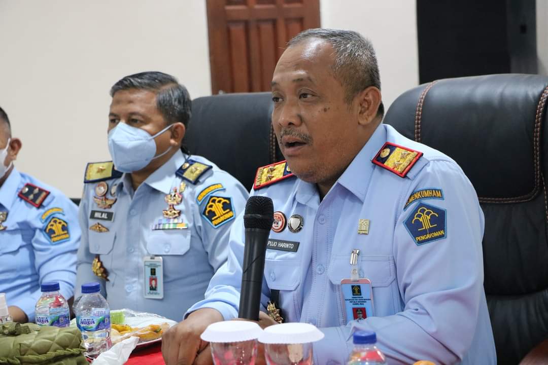 Kakanwil Kemenkumham Riau Ingatkan Petugas Lapas Selatpanjang Soal Penegakan Aturan