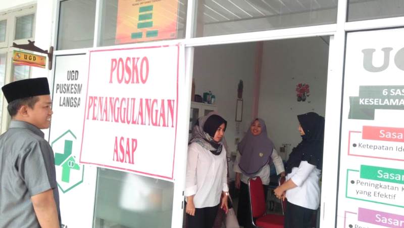 Tinjau Posko Penanggulangan Asap di Puskesmas-Puskesman, Fraksi PKS Harap Tingkatkan Layanan