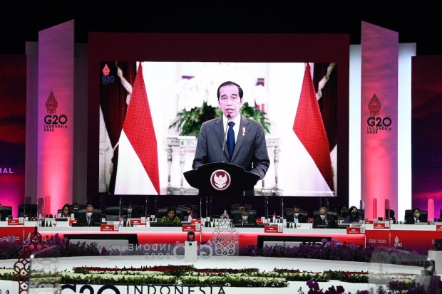 Jokowi Bahas Lonjakan Harga Pangan hingga Kelangkaan Kontainer di Forum G20