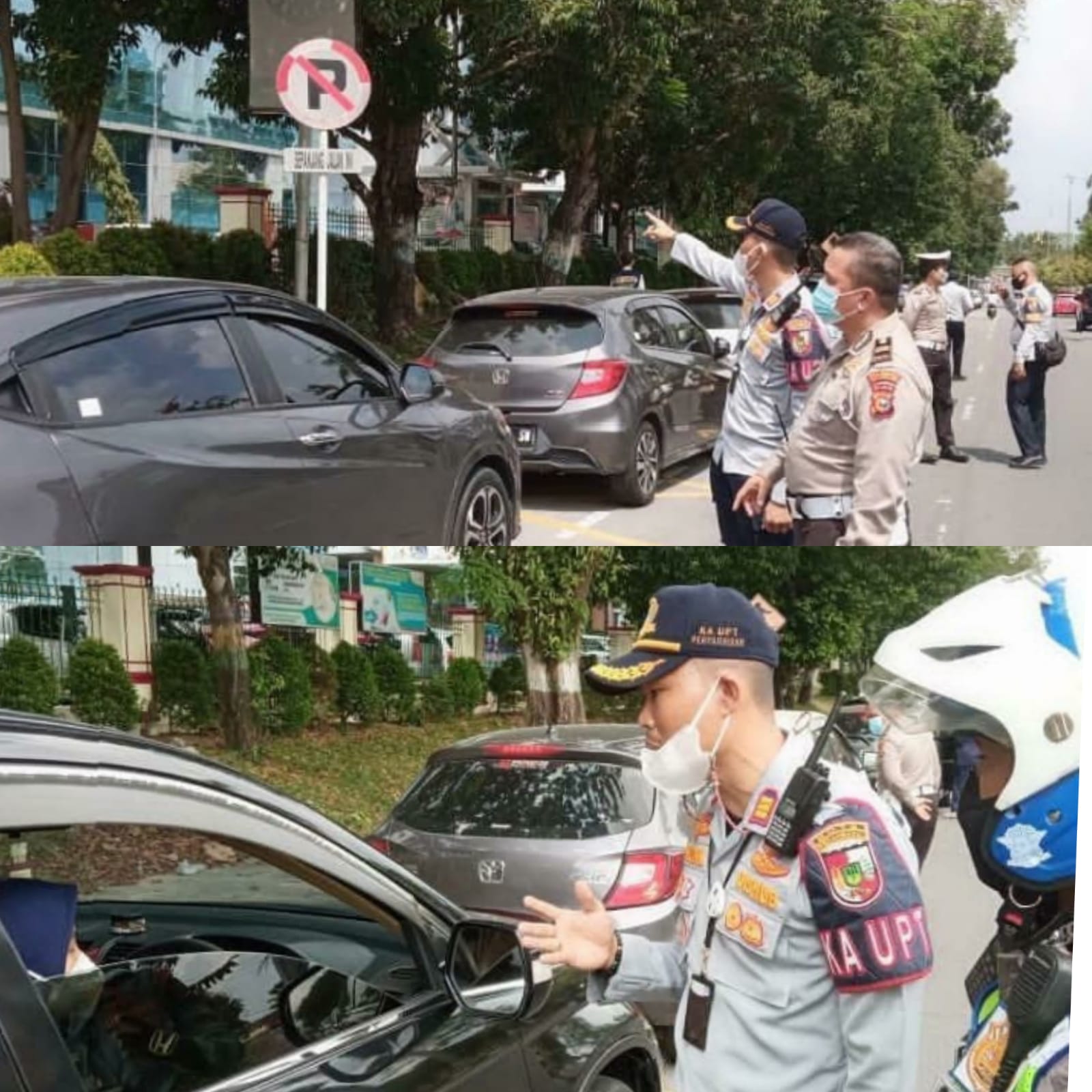 Ganggu Lalulintas, Dishub Pekanbaru Tertibkan Parkir Liar di Jalan Diponegoro