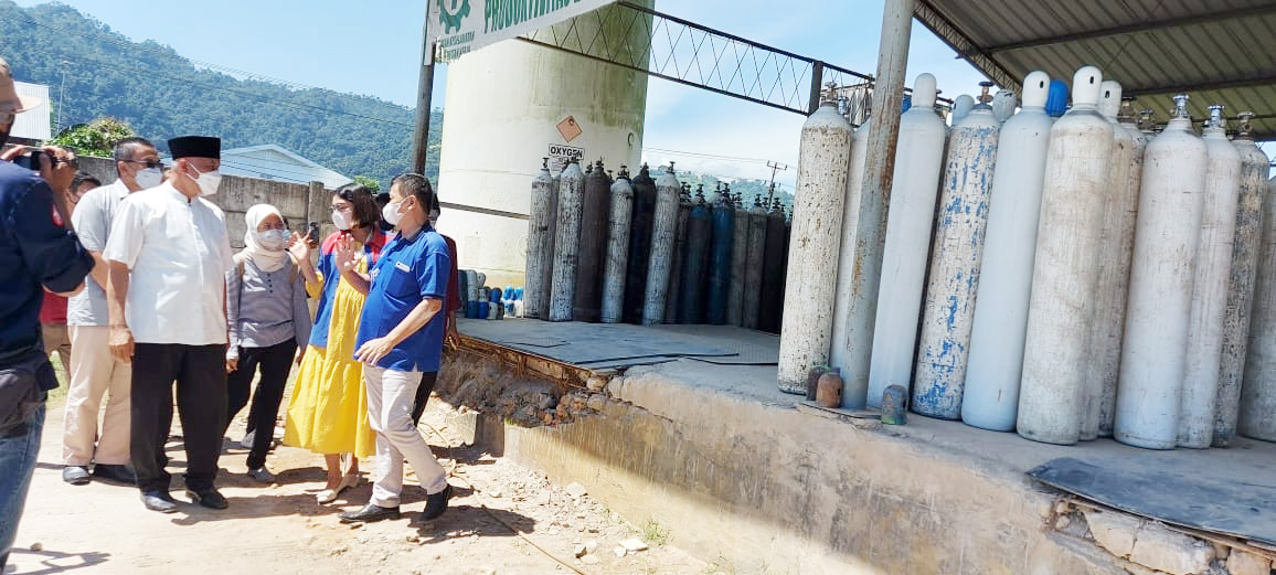 Sumbar Terima Bantuan 30 Ton Oksigen dari Riau