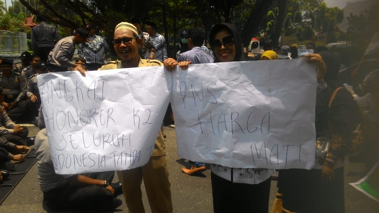 Honorer K2 tuntut pengangkatan CPNS, Ada yang Sudah Mengabdi 22 Tahun 