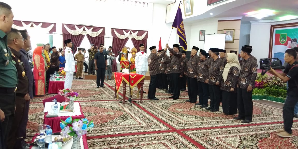 Bupati Suyatno Pimpin Pembudayaan Kejuangan 45 Rohil