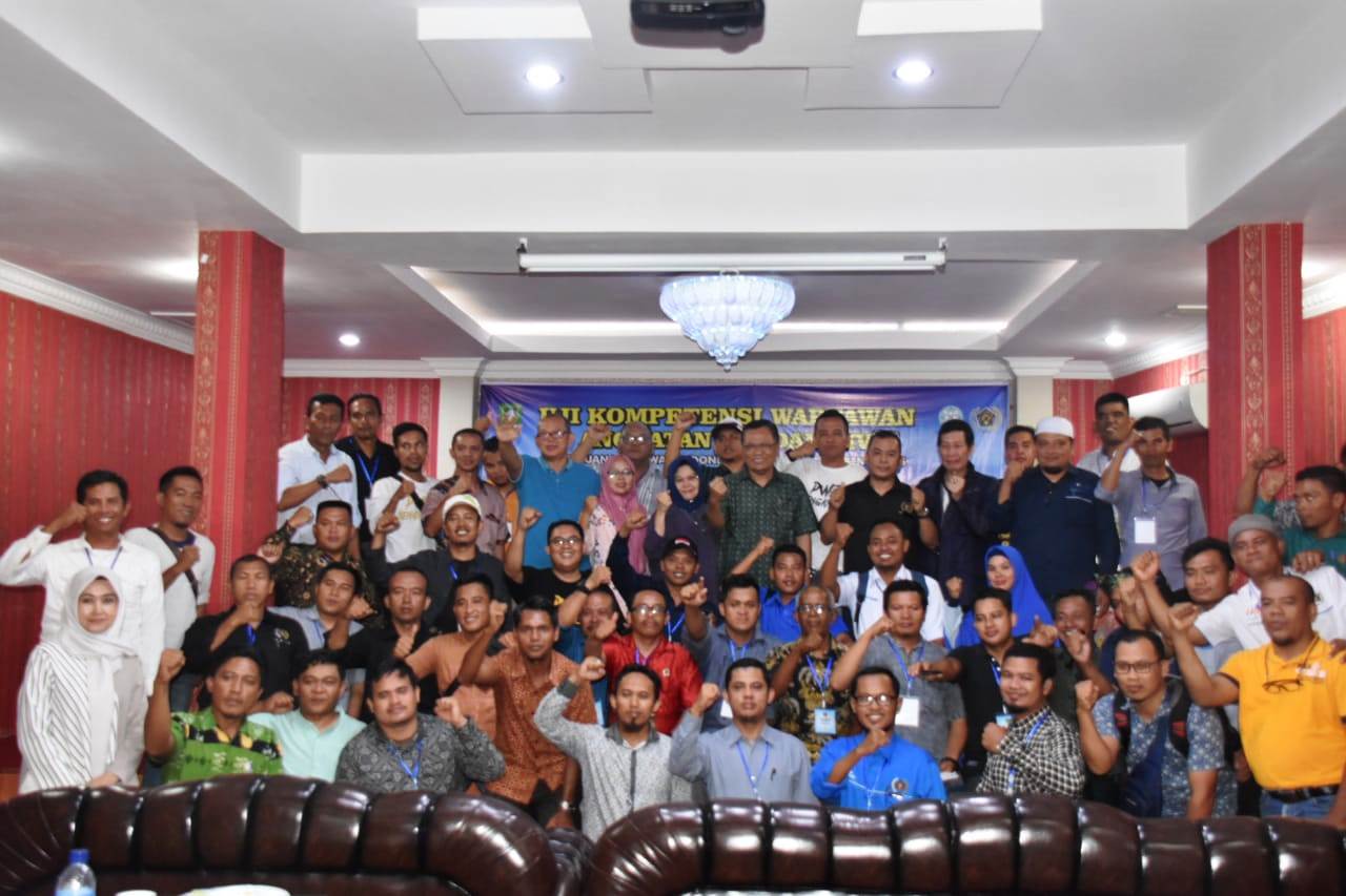 4 Wartawan Anggota PWI Asal Rohil Lulus UKW Muda