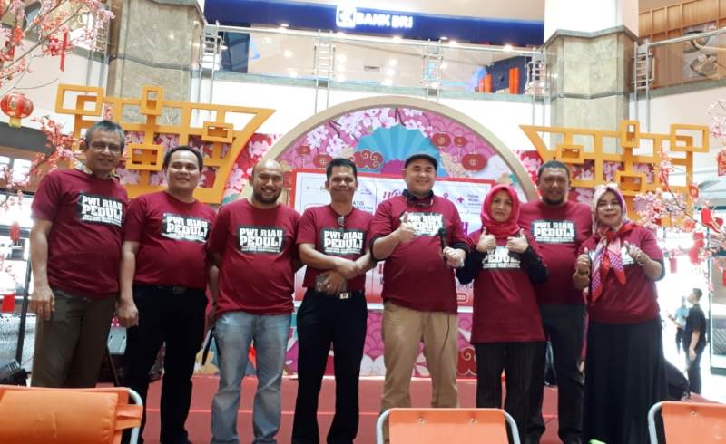 Donor Darah PWI Riau Himpun 96 Kantong Darah